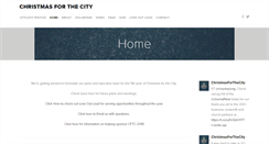 Desktop Screenshot of christmasforthecity.com